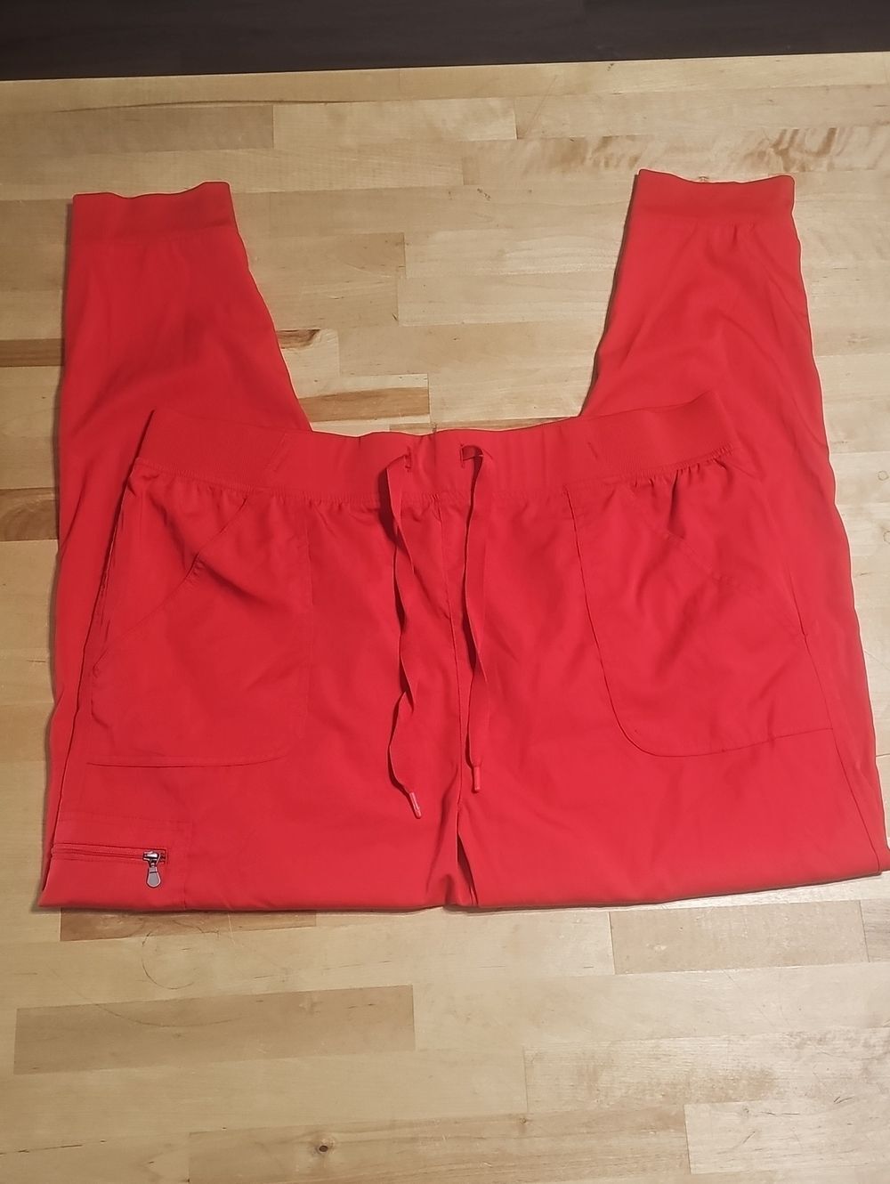 Adar Pro Modern Athletic Jogger Scrub Set Red 2XL - Picture 2 of 10